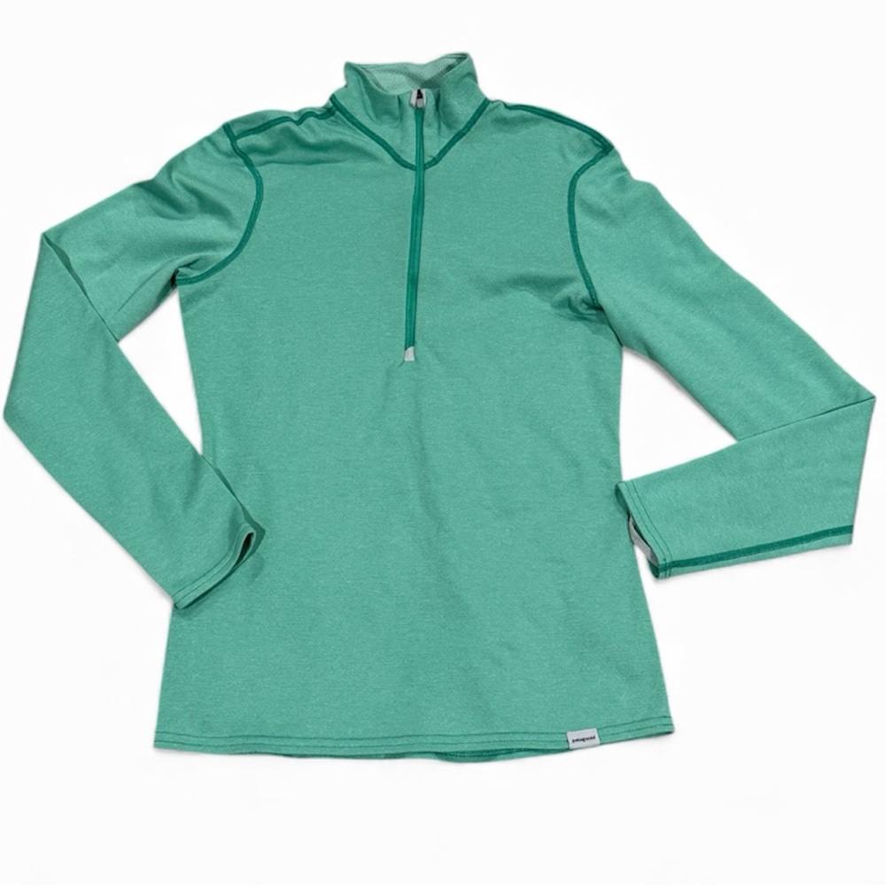Patagonia Capilene 3 Midweight Shirt Size XS Green✨